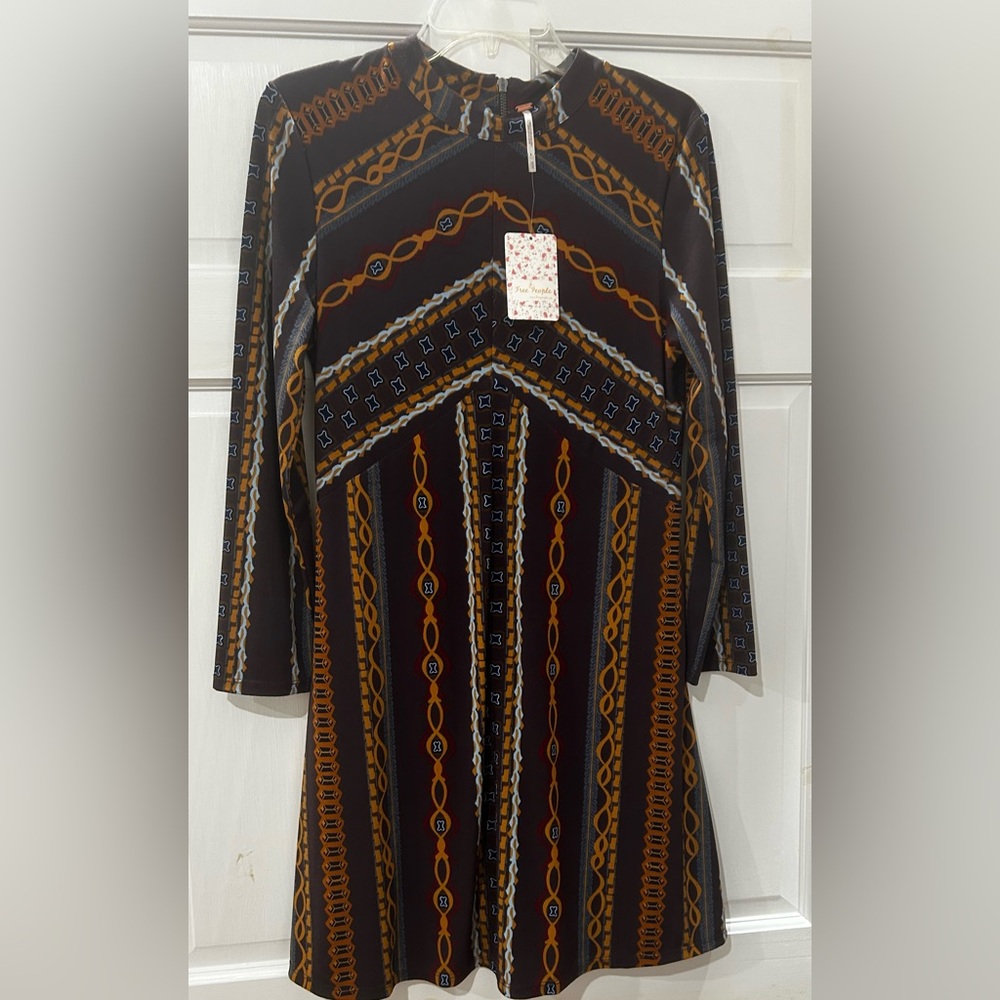 Free People Multicolor Bohemian Dress